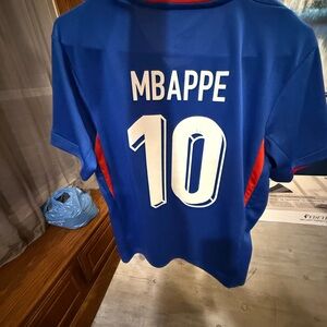 Nike France FFF Kylian Mbappé #10 2024/2025 Home Jersey